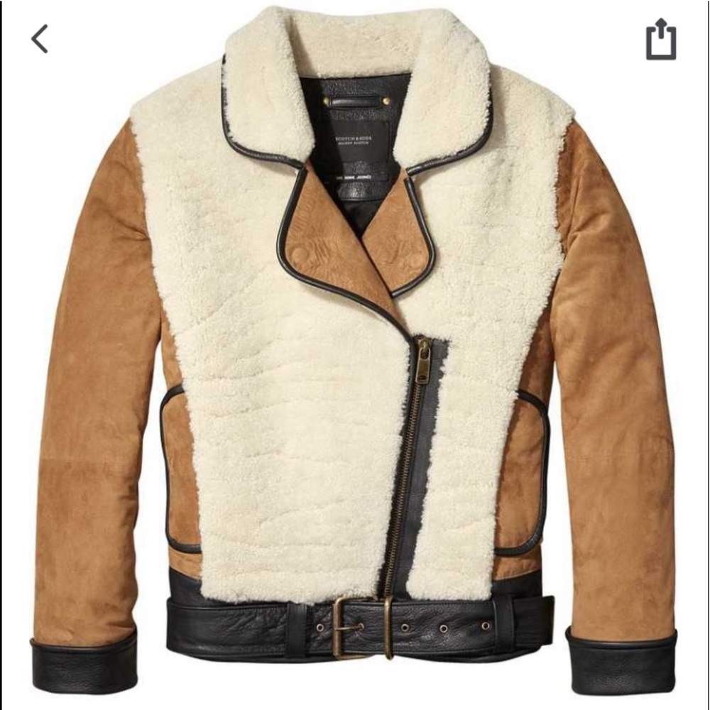 NWT Teddy Suede Jacket